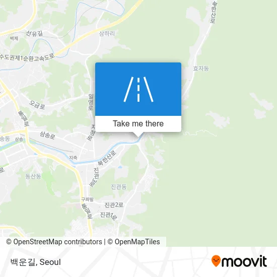 백운길 map