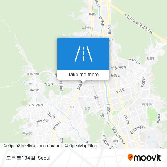 도봉로134길 map