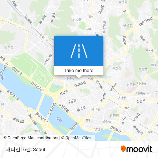 새터산16길 map