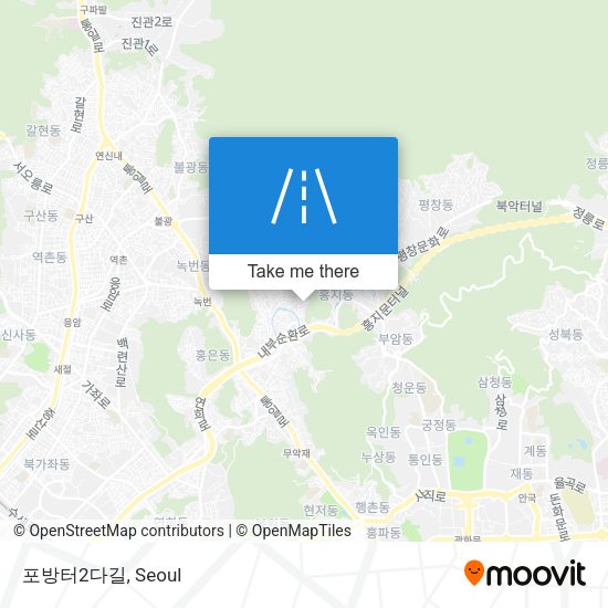 포방터2다길 map