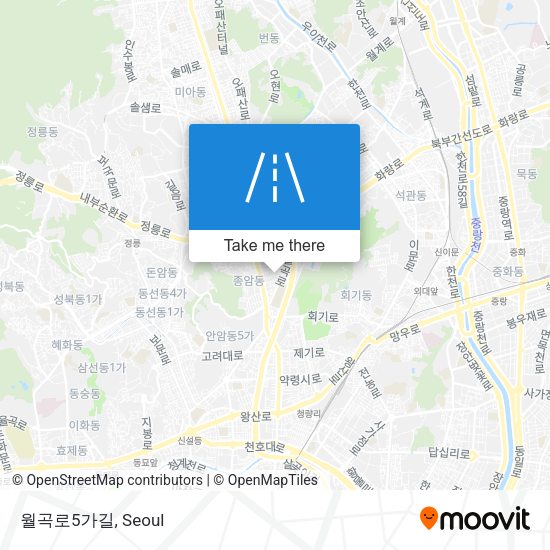 월곡로5가길 map