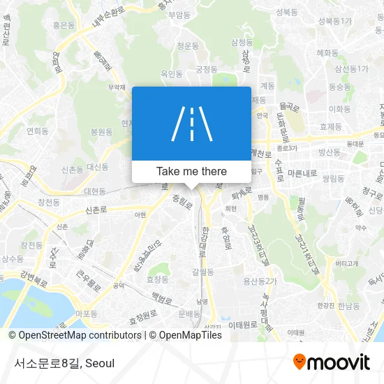 서소문로8길 map