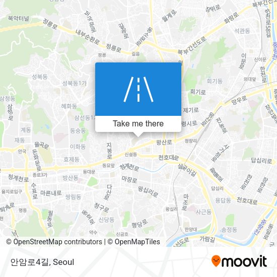 안암로4길 map