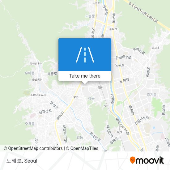 노해로 map