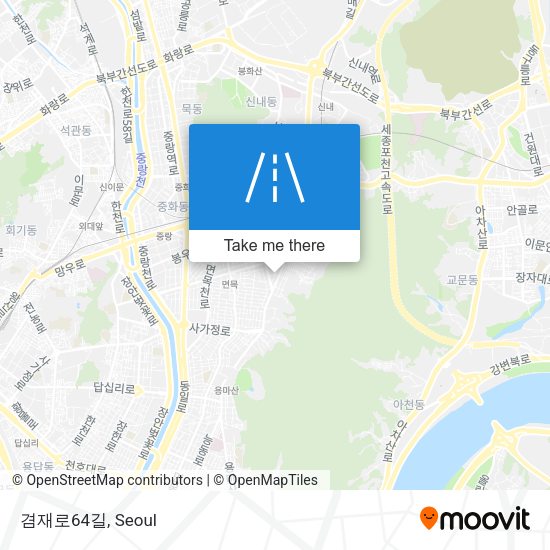 겸재로64길 map