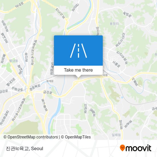 진관Ic육교 map