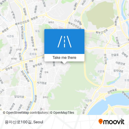 용마산로100길 map