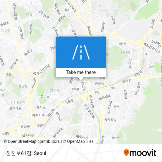한천로61길 map