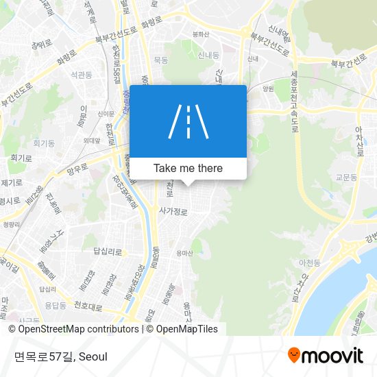 면목로57길 map