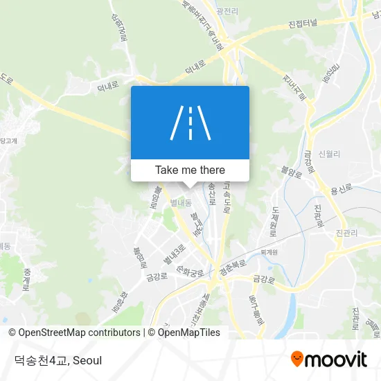 덕송천4교 map