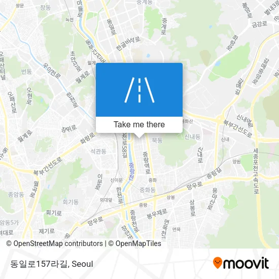 동일로157라길 map
