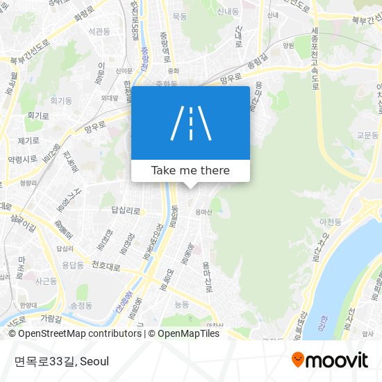 면목로33길 map