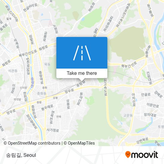 송림길 map