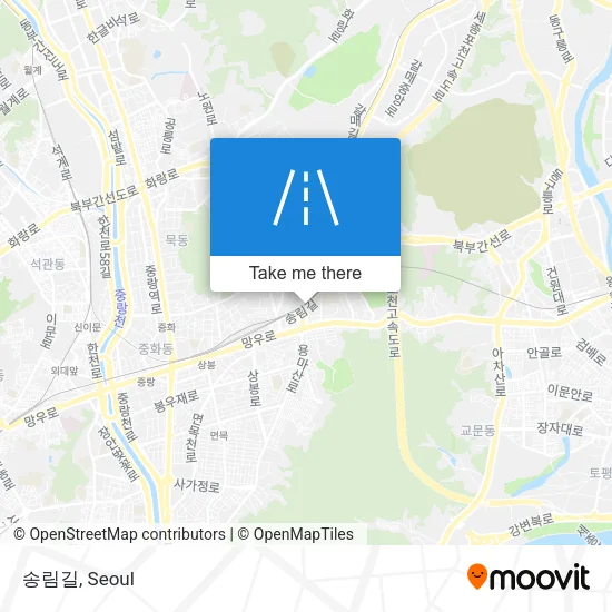 송림길 map