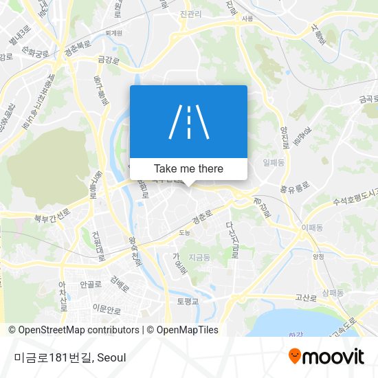 미금로181번길 map