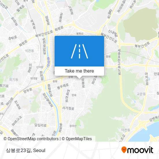 상봉로23길 map
