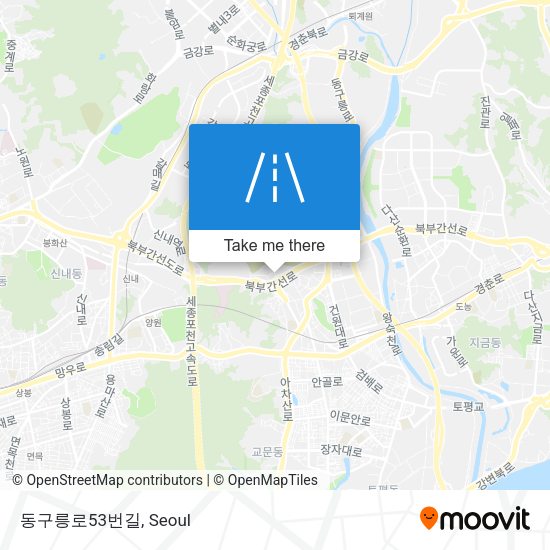 동구릉로53번길 map