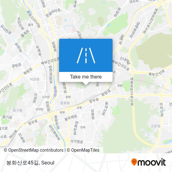 봉화산로45길 map