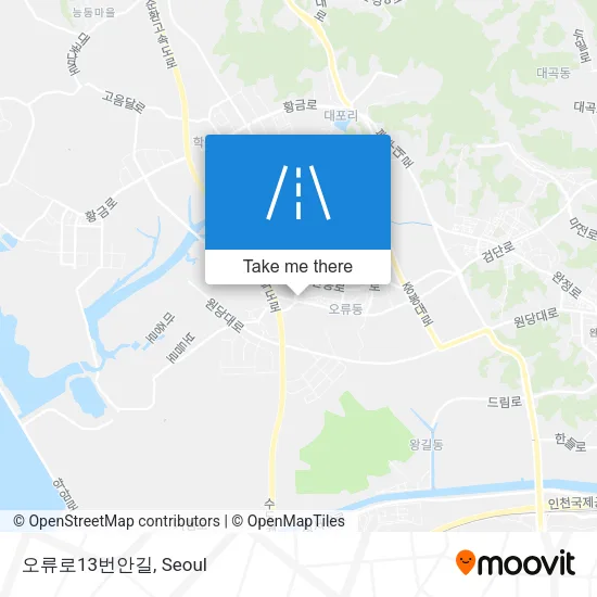 오류로13번안길 map