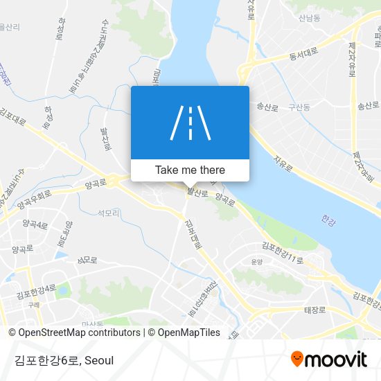 김포한강6로 map