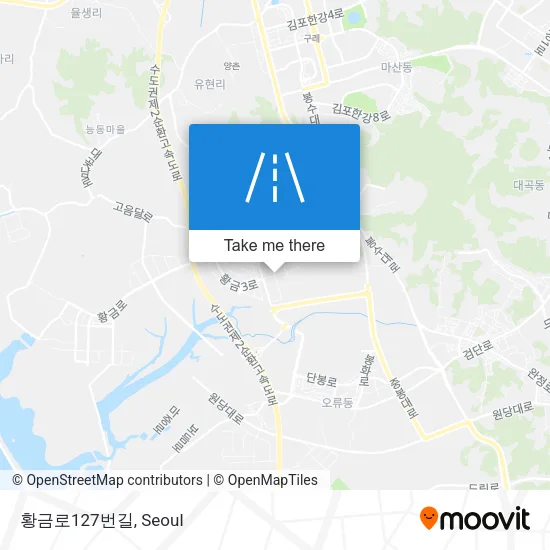 황금로127번길 map