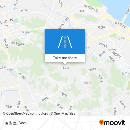 설원로 map