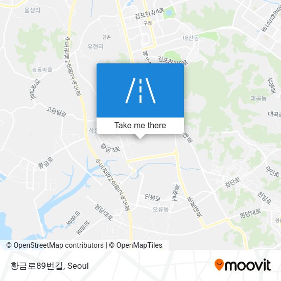 황금로89번길 map