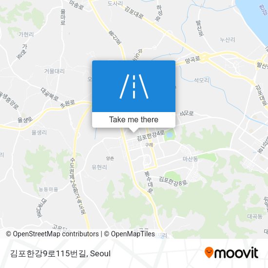 김포한강9로115번길 map