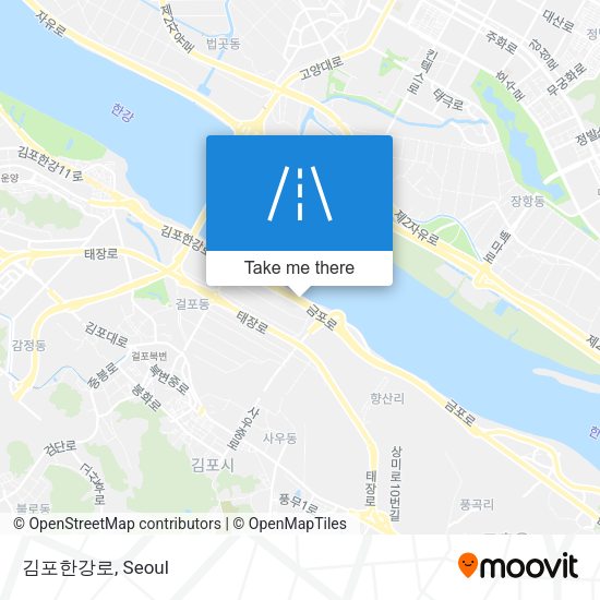 김포한강로 map