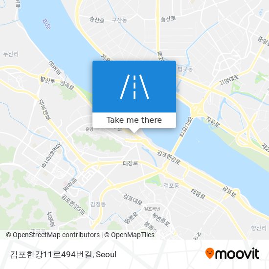 김포한강11로494번길 map