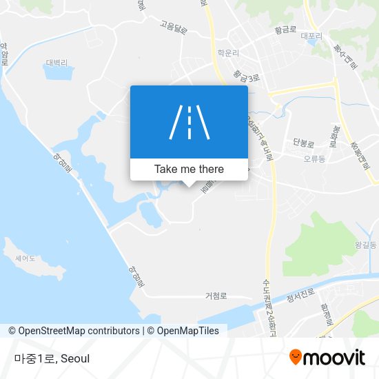 마중1로 map