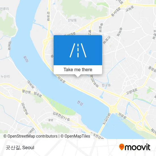 곳산길 map
