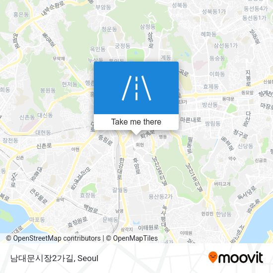 남대문시장2가길 map