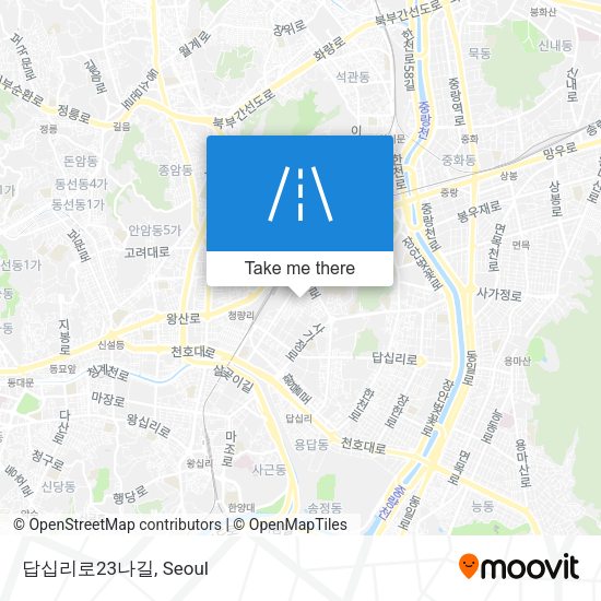 답십리로23나길 map