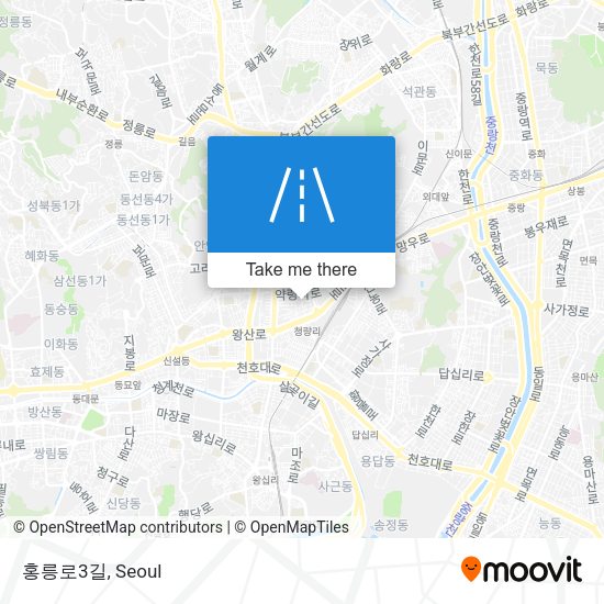 홍릉로3길 map
