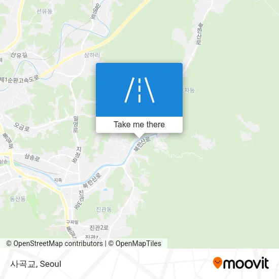 사곡교 map