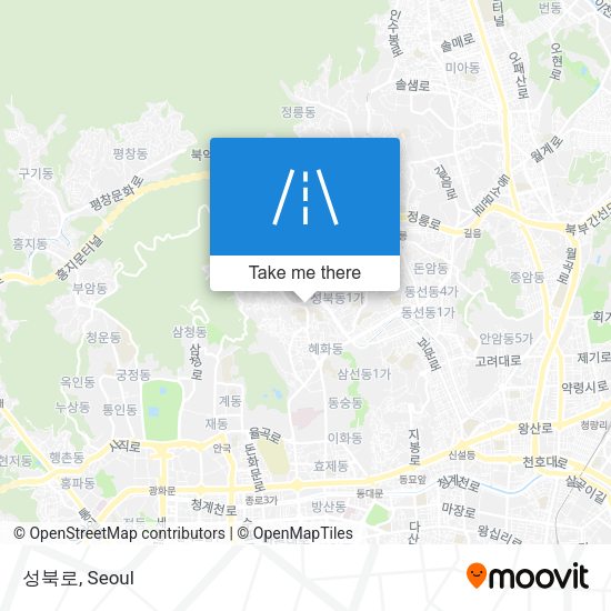 성북로 map