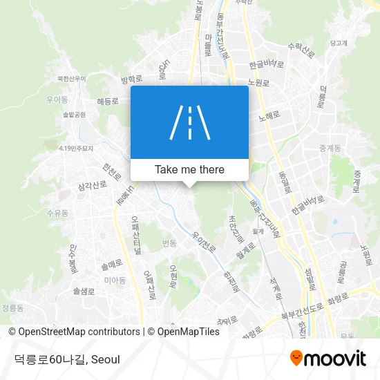 덕릉로60나길 map