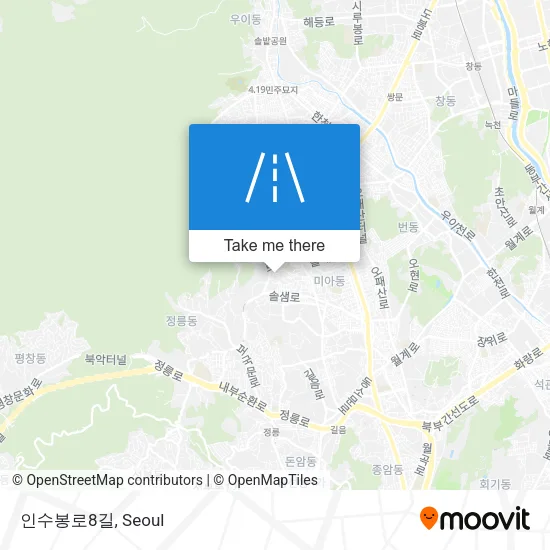 인수봉로8길 map