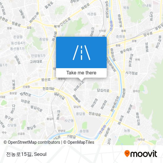 전농로15길 map