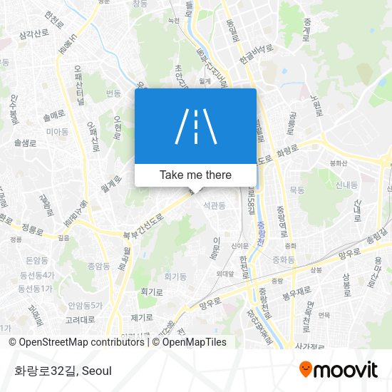 화랑로32길 map