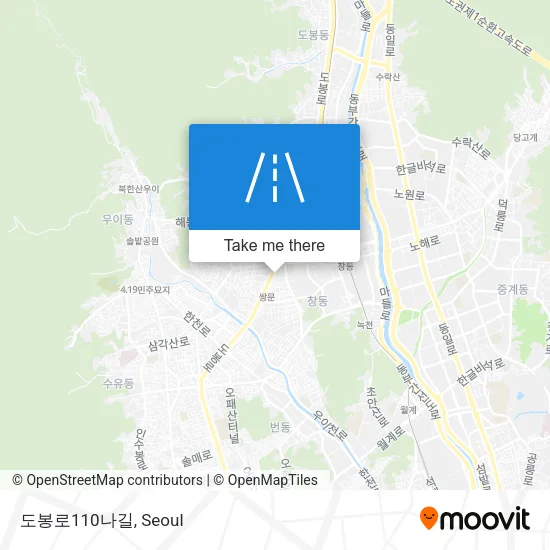 도봉로110나길 map