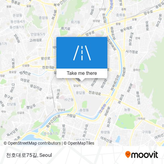 천호대로75길 map