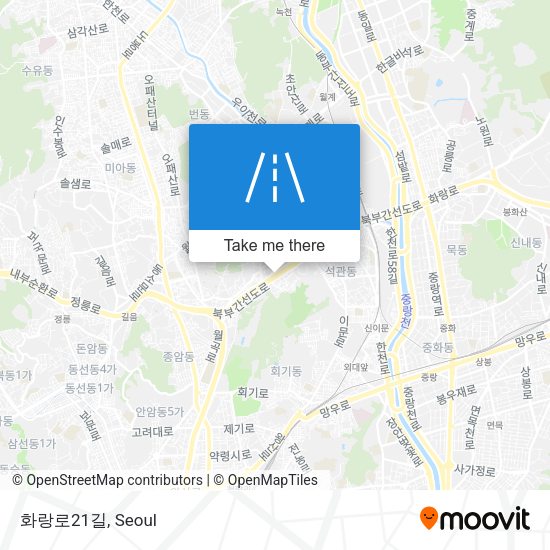 화랑로21길 map