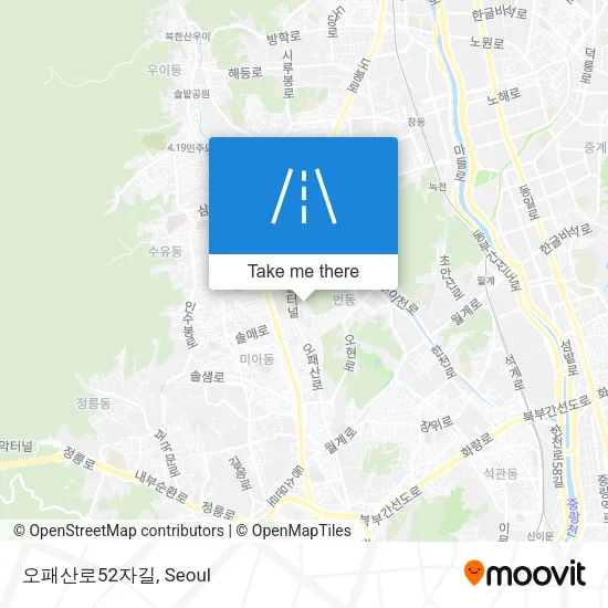 오패산로52자길 map