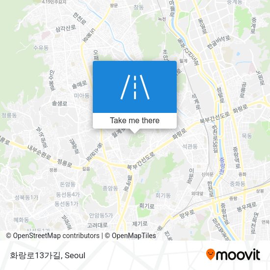 화랑로13가길 map