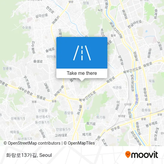 화랑로13가길 map