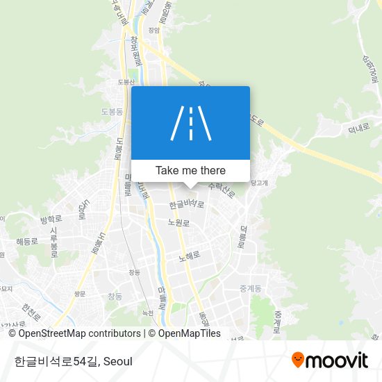 한글비석로54길 map