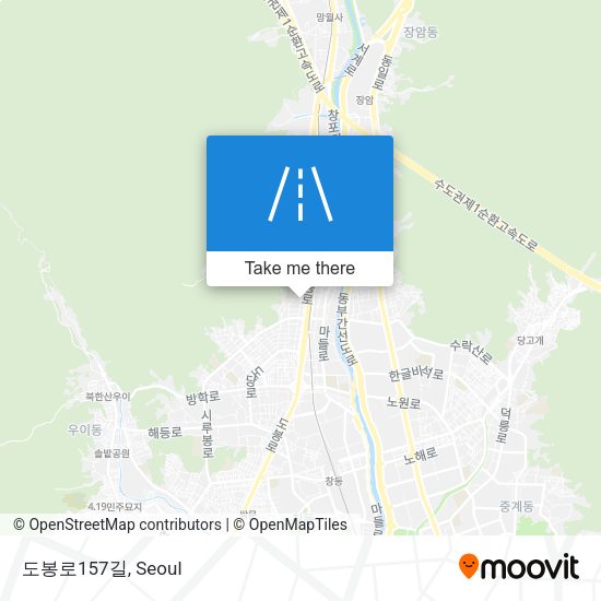 도봉로157길 map