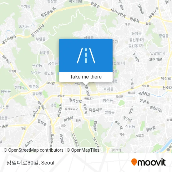 삼일대로30길 map
